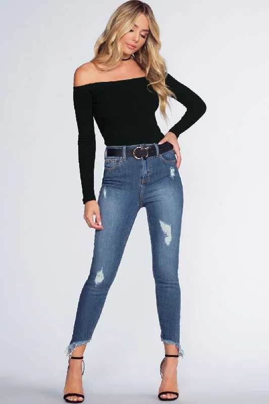 Kensington Frayed Jeans