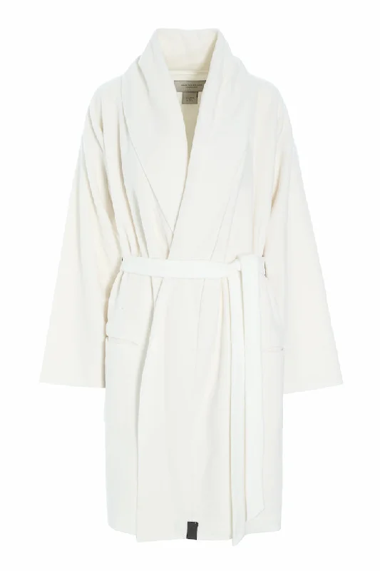 BATHROBE WOMEN MINI - 7128 MINI - OFF WHITE