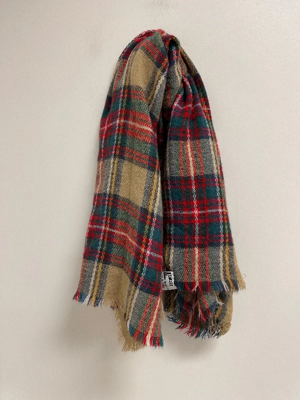 Scarf Winter By Clothes Mentor In Plaid Pattern